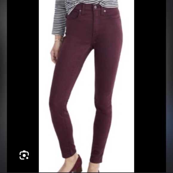 MADEWELL 10" High-Rise Skinny Sateen Jeans - Picture 3 of 9